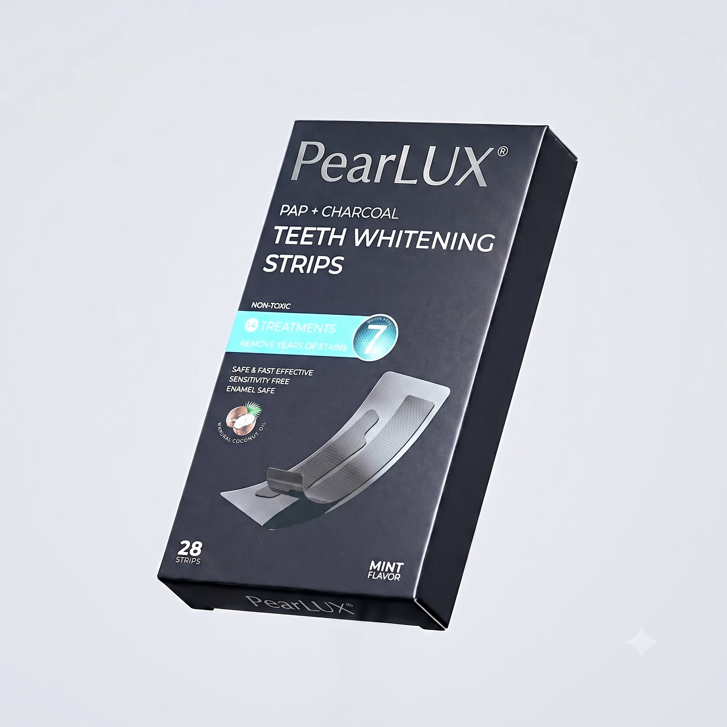 Charcoal Coconut Teeth Whitening Strips
